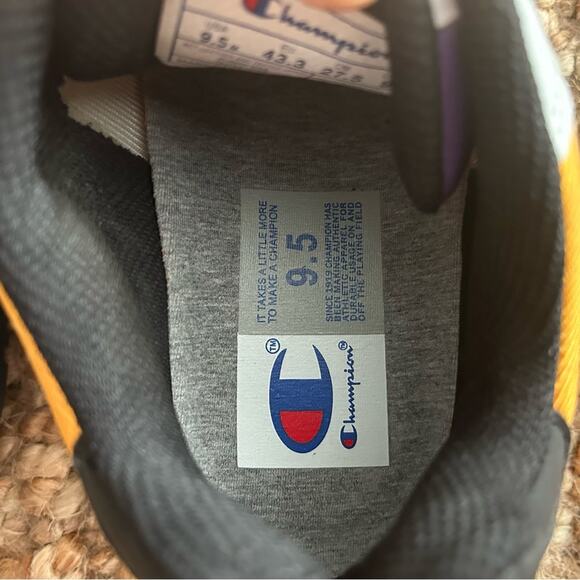 Champion Mens Sneakers with Red and Purple Accents-US9.5 - Picture 8 of 11